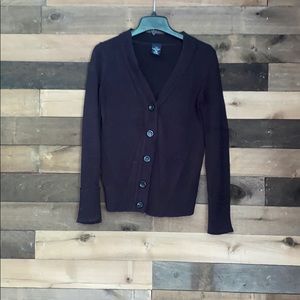 Black cardigan